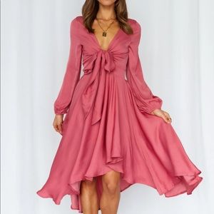 Hello Molly Talk Fast Midi Dress NWT